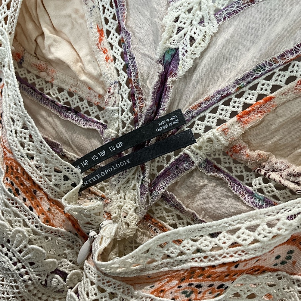 Anthropologie Multicolor Patchwork Maxi Dress - Picture 4 of 4
